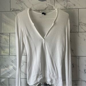 🗝️ Urban Outfitters Waffle Thermal Long Sleeve